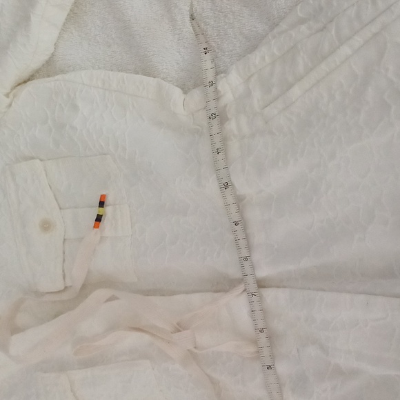 🔥🔥🔥J. Crew embroidered ivory romper outfit 0 2 Vaca Cruise - Picture 10 of 16